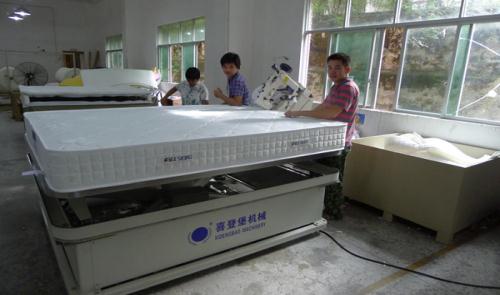 全自動(dòng)床墊圍邊機(jī)設(shè)備廠家售后服務(wù)（喜登堡床墊機(jī)械）