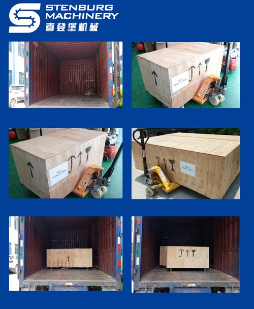 全自動床墊圍邊機(jī)裝柜至國內(nèi)客戶（喜登堡床墊機(jī)械）